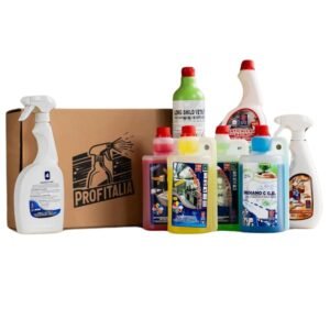 Kit detergenti profesionali Basic si Premium.